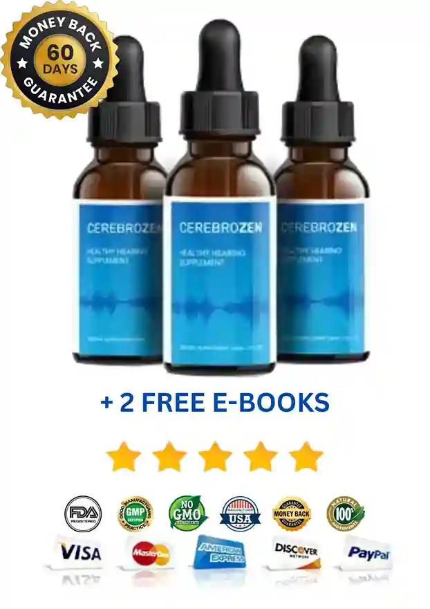 cerebrozen hearing supplement three bottle price